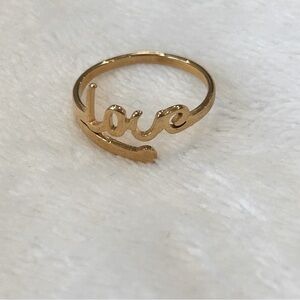18k gold waterproof jewelry,sweat proof,tarnish free, Hypoallergenic, size 7